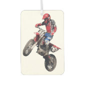 Rode Dirt Bike Luchtverfrisser (Voorkant)
