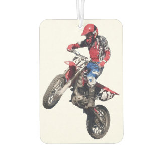 Rode Dirt Bike Luchtverfrisser