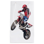 Rode Dirtbike Klein Cadeauzakje (Voorkant)