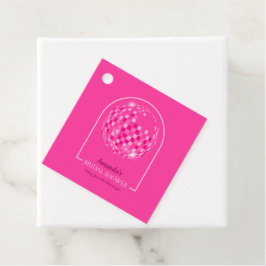 Rode Disco Boogie Bruiloftsborrel Bedankjes Labels