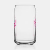 Rode Disco Boogie Bruiloftsborrel Blikvorm Glas (Links)