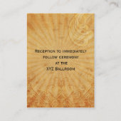 rode dobbelstenen  Vegas ontvangstkaarten Informatiekaartje (Achterkant)