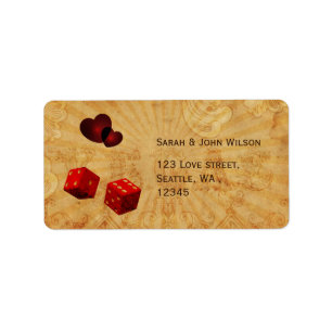 rode doce Vegas adress labels