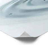 Rode dolfijn kunst poster (Hoek)