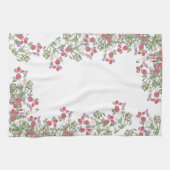  Rode Dom-bloemen keukenhanddoeken (Horizontaal)