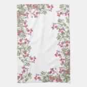  Rode Dom-bloemen keukenhanddoeken (Verticaal)