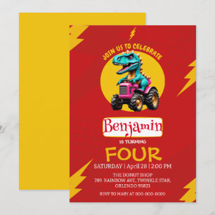 RODE donder Schattigee dinosaurus Boer truck Verja Kaart