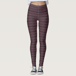 Rode Donkerrode Abstracte Aquarel Kunst Leggings