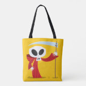 Rode dood - Canvas tas (Achterkant)