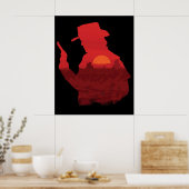 Rode dood de wet poster (Keuken)