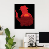 Rode dood de wet poster (Thuiskantoor)