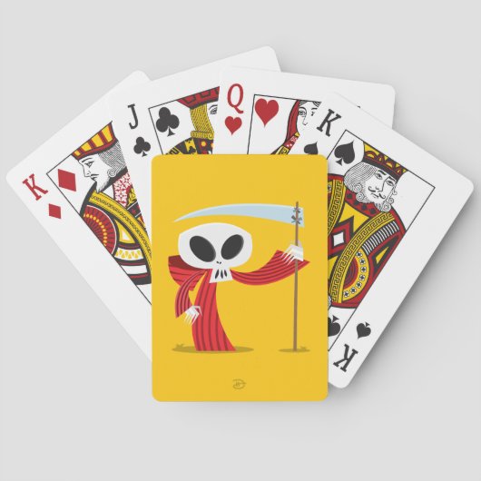 Rode dood - speelkaarten (Achterkant)