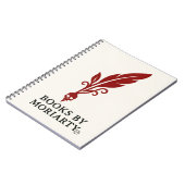 Rode doodshoofd notitieboek (Linkerzijde)