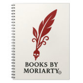 Rode doodshoofd notitieboek (Voorkant)