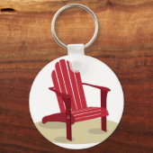 Rode doorsnede sleutelhanger (Voorkant)