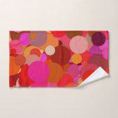 rode dot confetti badhanddoekset bad handdoek (Handdoek)
