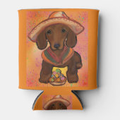 Rode Doxie Blikjeskoeler (Voorkant)