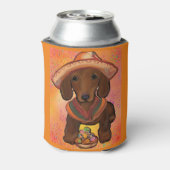 Rode Doxie Blikjeskoeler (Blikje Achterkant)