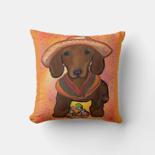 Rode Doxie Kussen