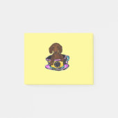 Rode Doxie Post-it® Notes (Voorkant)