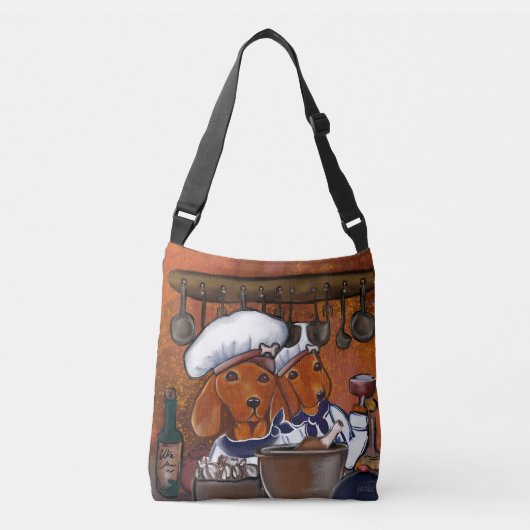 Rode Doxies Crossbody Tas (Voorkant)