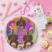 Rode Doxies Papieren Bordje (Feest)