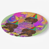 Rode Doxies Papieren Bordje (Gekanteld)