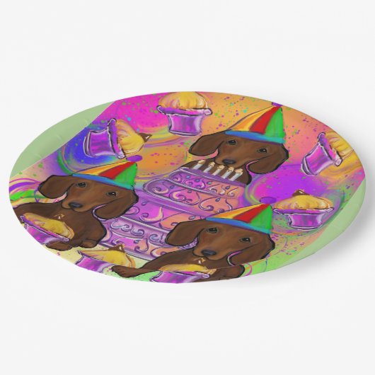 Rode Doxies Papieren Bordje (Gekanteld)