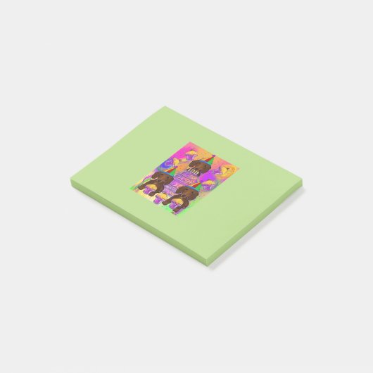Rode Doxies Post-it® Notes (Schuin)