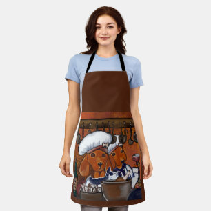 Rode Doxies Schort