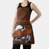 Rode Doxies Schort (Insitu)