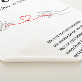 Rode draad van het lot, bruiloftsgeschenk van het sherpa deken (3/4)