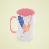 Rode draad van het lot - Soulmate Hand-Holding Lov Mok