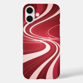 Rode Draai Abstract Retro Golven Hoesje