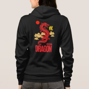 Rode draak 2024 hoodie