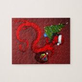 Rode draak 8x10 legpuzzel (Horizontaal)