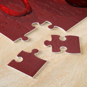 Rode draak 8x10 legpuzzel (Zijkant)