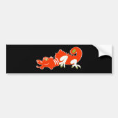 Rode draak bumpersticker (Voorkant)