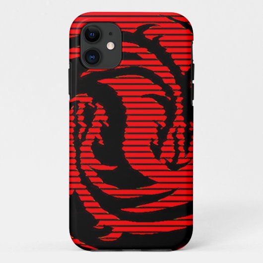 Rode draak Case-Mate iPhone case (Achterkant)
