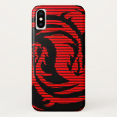 Rode draak Case-Mate iPhone case (Achterkant)