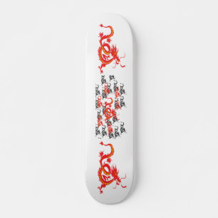 Rode draak/Chinees nieuwjaar Persoonlijk Skateboard
