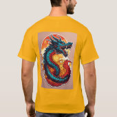 rode draak Fansion T-Shirt (Achterkant)