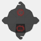 Rode Draak Gepersonaliseerd Bedankdoosjes (Ongevouwen)