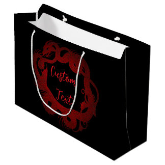 Rode Draak Gepersonaliseerd Groot Cadeauzakje