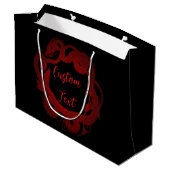 Rode Draak Gepersonaliseerd Groot Cadeauzakje (Achterkant Gekanteld)