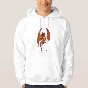 rode draak hoodie