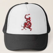 Rode draak - Jaar van de draak Trucker Pet (Voorkant)