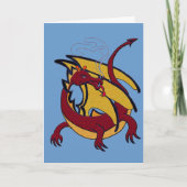 Rode draak kaart (Voorkant)