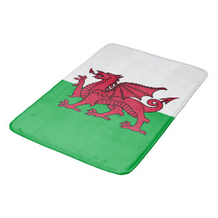 Rode Draak Keltische Vlag van Wales & Welsh Badmat