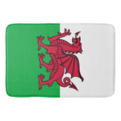 Rode Draak Keltische Vlag van Wales & Welsh Badmat (Voorkant)